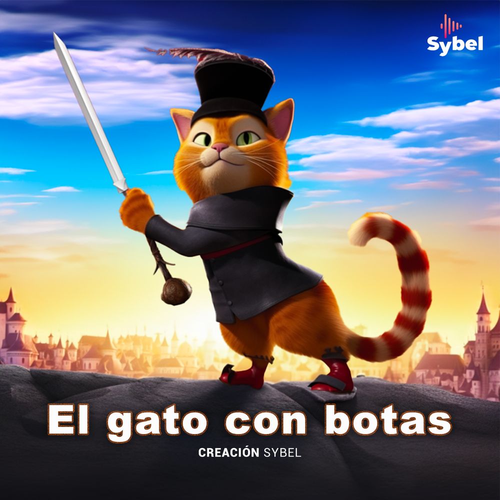 Serie El gato con botas, disponible en Sybel